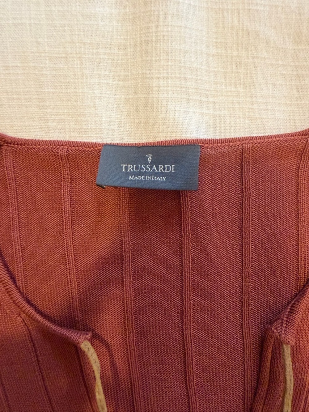 Trusardi Rust Colored Sweater Women’s - Picture 5 of 9